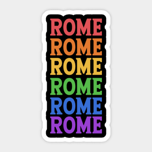 ROME COLORFUL CITY Sticker